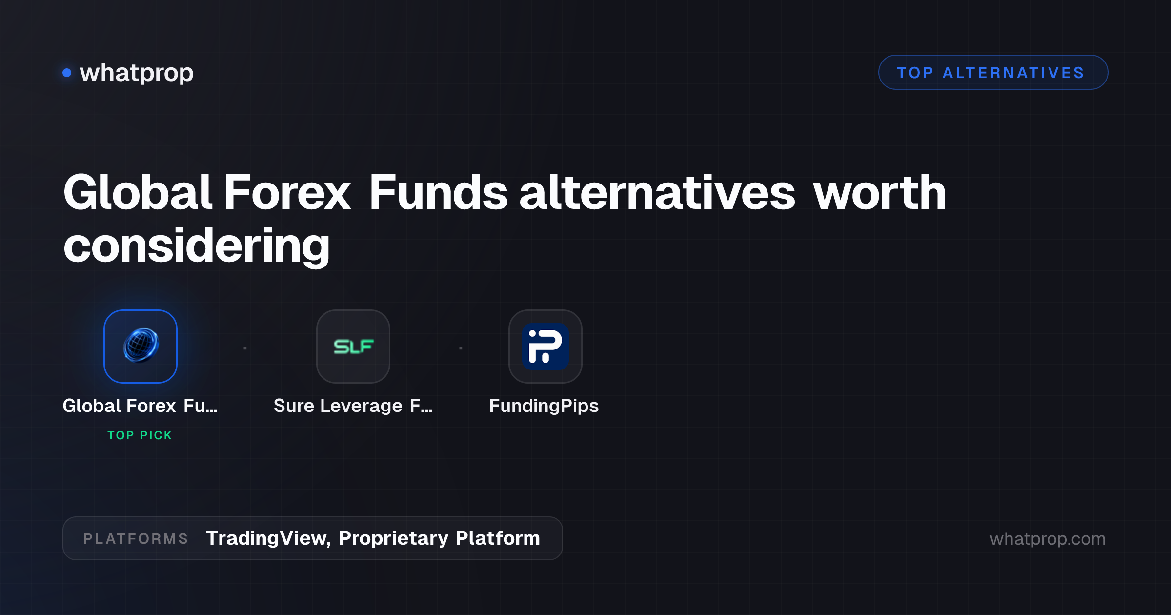 Global Forex Funds alternatives worth considering