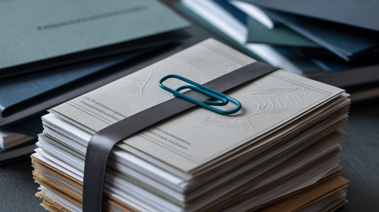 Photo: Close-up of compliance reports for broker firms