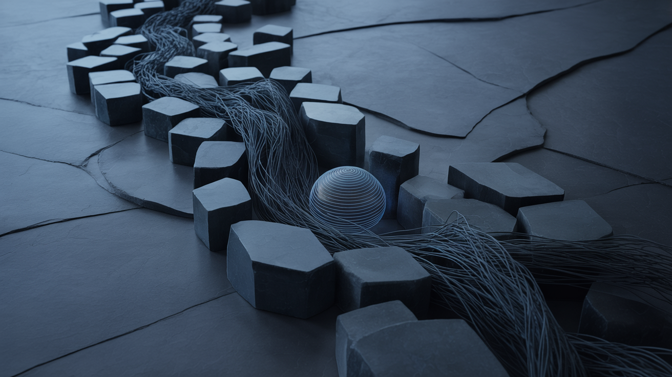 Photo: An abstract design symbolizing competition in high-tech trading.