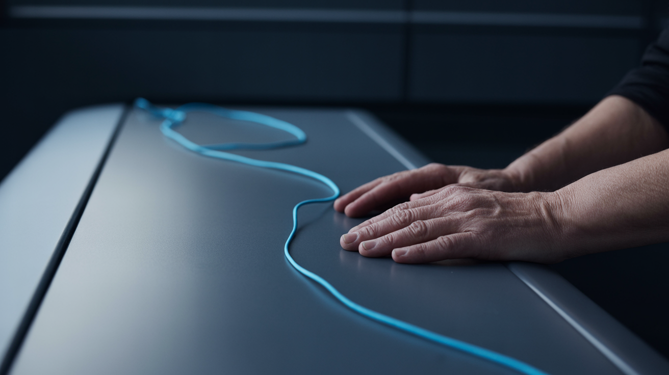 Photo: A close-up view of a trader operating their trading platform.