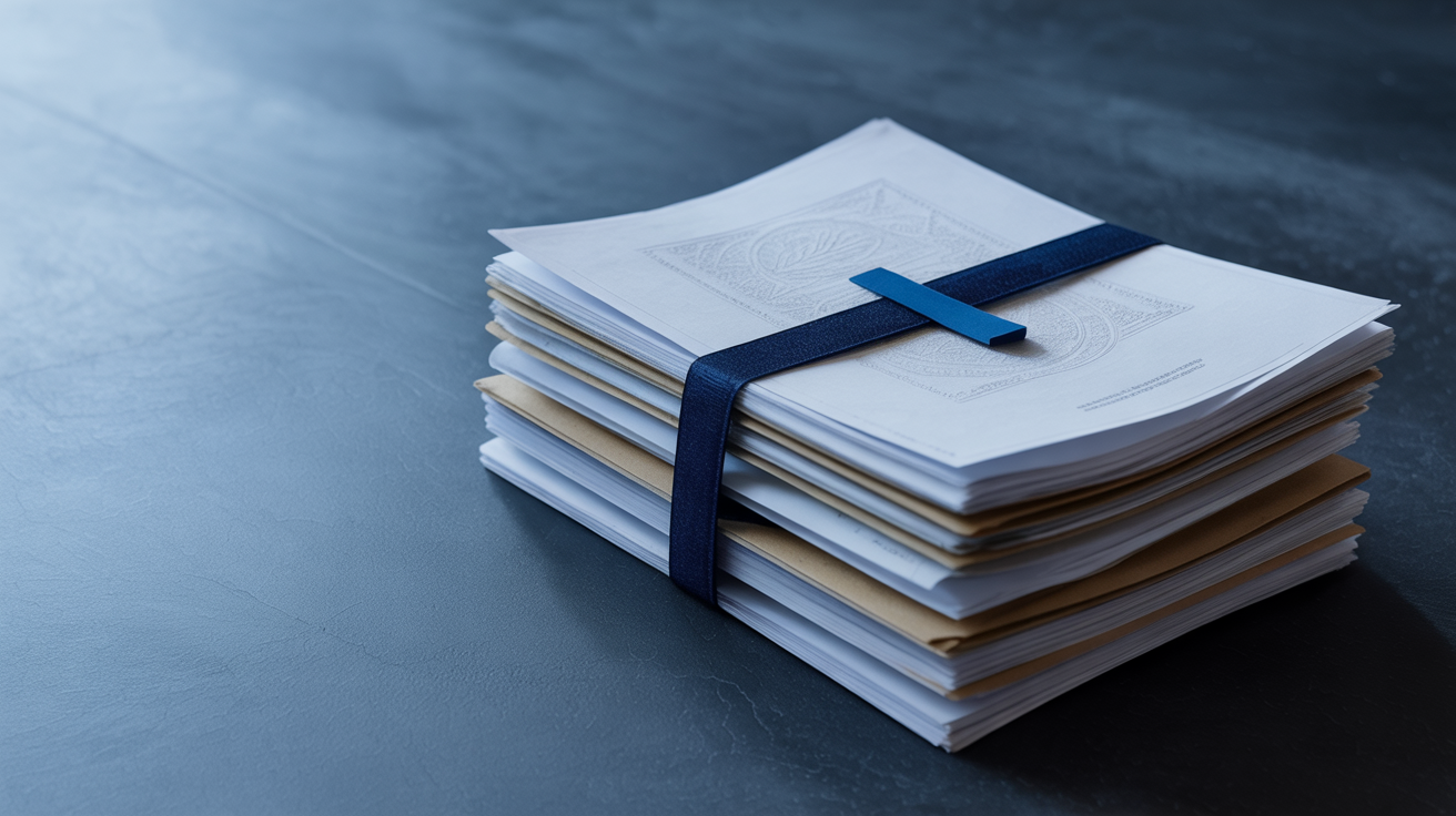 Photo: Compliance checklist documents with a focus on KYC and AML.